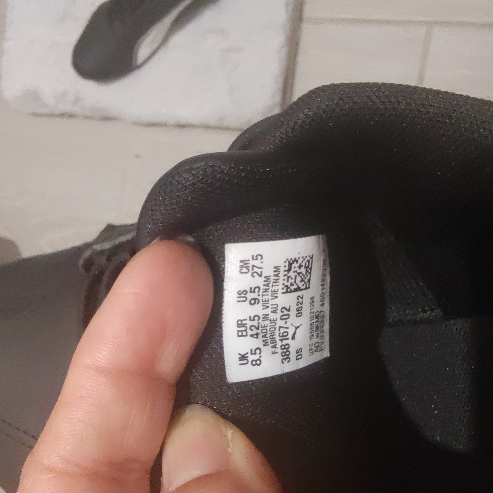 Puma Black Athletic Shoes
